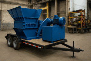 portable tire shredders in BC