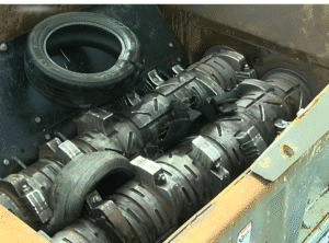 mobile tire shredder for sale