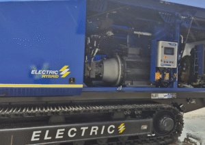 electric hybrid waste shredder